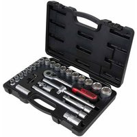 Juego de carraca y llaves de vaso 28 piezas 1/2" 917.0728 Ks Tools