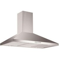 Glem Campana de Pared Decorativa 90 cm 67 dB 500 m³/h Acero Inoxidable Ghp945ix