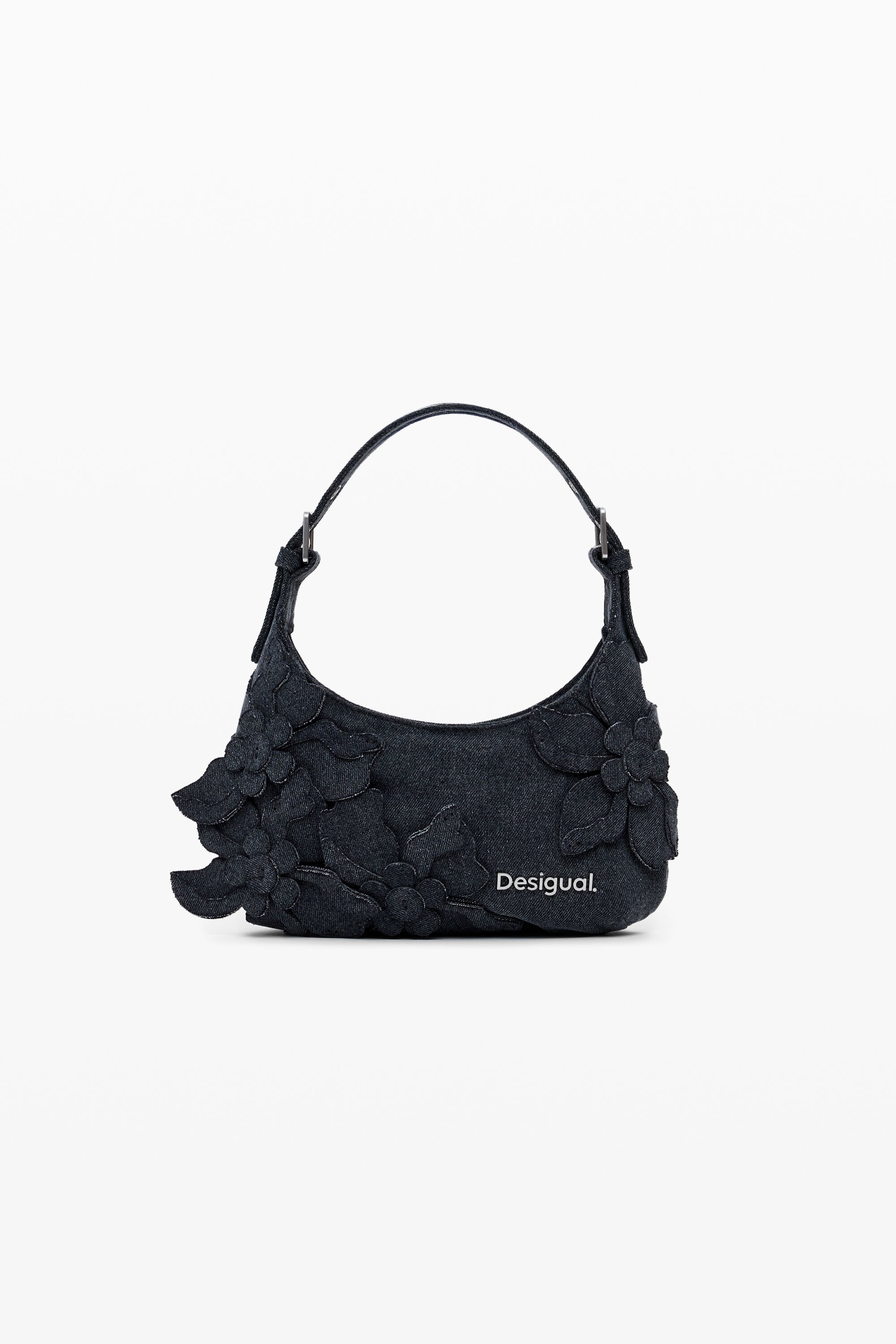 Desigual Bolso Apliques Flores Pequeño