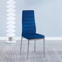 Silla de Comedor Avatar Velvet 98x41x52 cm