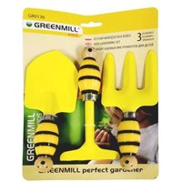 Juego de Herramientas de Jardín 19cm 3 piezas para niños