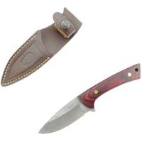 Cuchillo de Caza Muela Colibrí Col-9r con Cachas de Madera Prensada, Hoja de 9 cm, 180 g