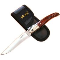 Navaja Palanquilla Muela Pq-9r con Cachas de Madera Prensada, Hoja de 10 cm + Tarjeta Multiusos de Regalo