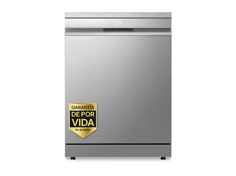 Reacondicionado Lavavajillas LG DF587HVS 10 servicios 60 cm Lavado a vapor Acero antihuellas