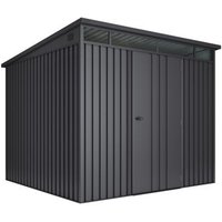 Caseta Metálica de Jardín Extrafuerte 5,5 m² – Paneles 0,40 mm – Tragaluz – Cierre con Llave