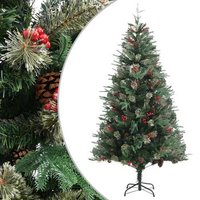 Árbol de Navidad con Piñas 195 cm Vidaxl