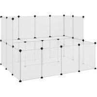 Jaula Transparente para Animales Pequeños de PP y Acero 143x107x93 cm - Vidaxl