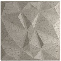 Paneles de pared de hormigón XPS 6 m² 50x50 cm (24 uds) Vidaxl