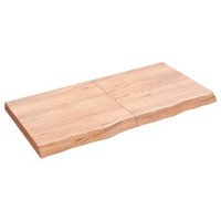 Estante Pared de Madera Roble Tratada 120x60x2-6 cm