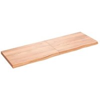 Estante Pared de Madera Roble Tratada 180x60x2-6 cm