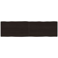 Tablero de Madera Tratada Borde Vivo 180x50x(2-4) Cm Vidaxl