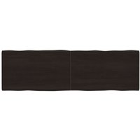 Tablero Mesa Madera Tratada Borde Vivo 200x60 cm Vidaxl