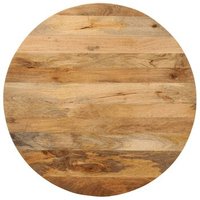 Tablero de mesa redondo de madera maciza de mango Ø 70x2,5 cm Vidaxl