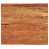 Tablero de Mesa Rectangular de Madera Maciza Acacia 90x80x3,8 cm – Vidaxl