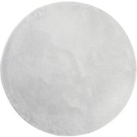 Alfombra de pelo corto suave lavable Huarte Ø 120 cm Vidaxl