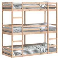 Litera 90x200 cm de Madera Maciza de Pino Vidaxl