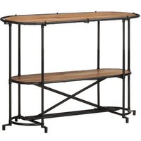 Mesa Consola Madera Maciza Acacia 110x42x76 cm