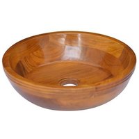 Lavabo de Madera Maciza de Teca 40x10 cm