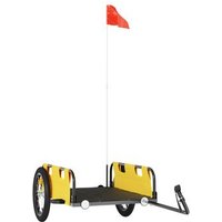 Remolque para bicicletas de hierro y tela Oxford Vidaxl