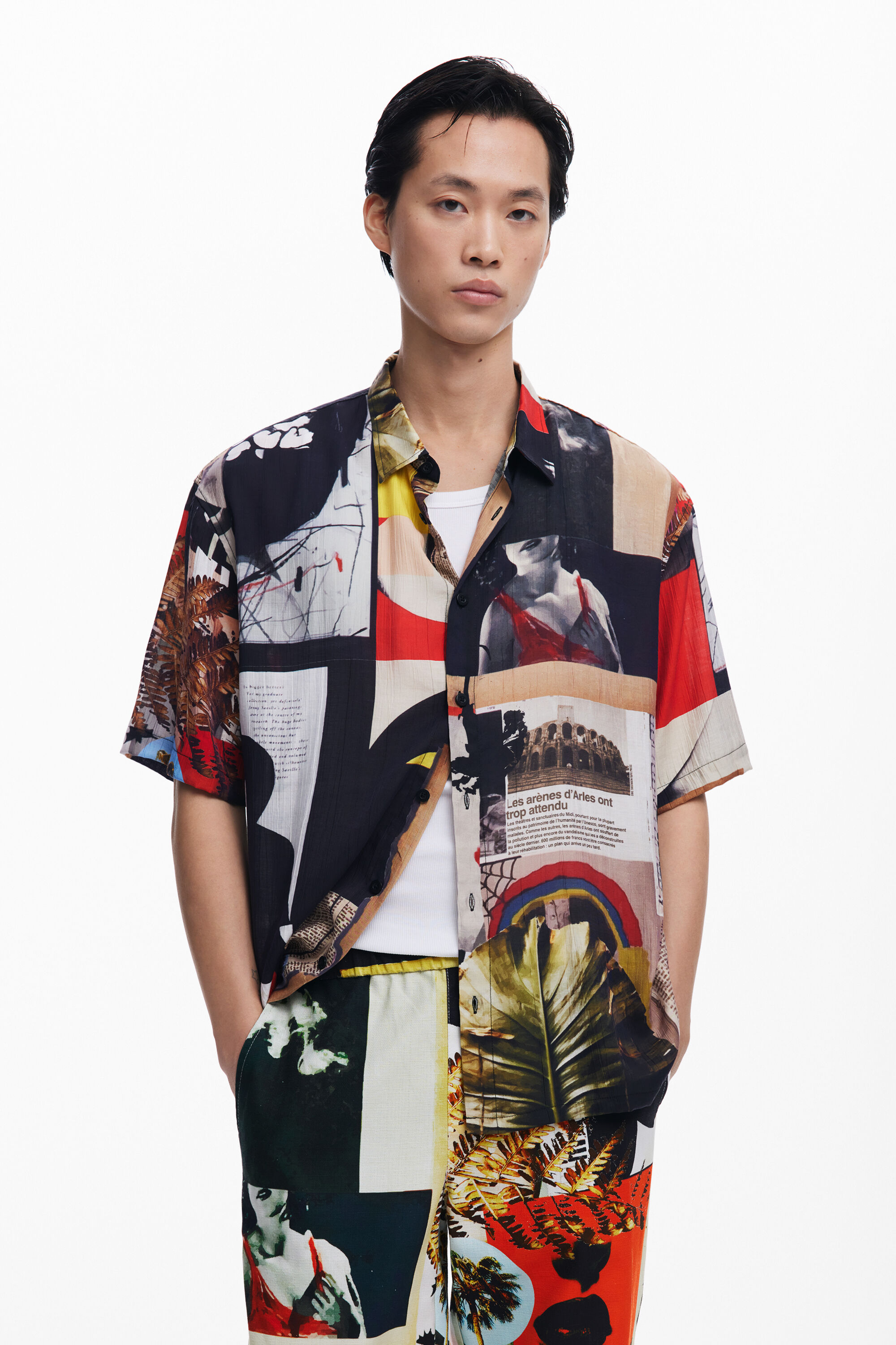 Desigual Camisa de Hombre diseñada por Mr. Christian Lacroix
