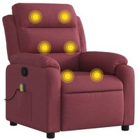 Vidaxl Sillón de Masaje Reclinable de Tela