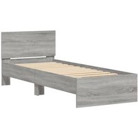 Cama con cabecero de madera de ingeniería Sonoma 90x200 cm