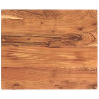 Tablero de Mesa Rectangular Madera Maciza Acacia 60x50x2.5 cm