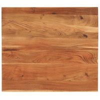 Tablero de mesa rectangular de madera maciza de acacia 110x80x2,5 cm Vidaxl