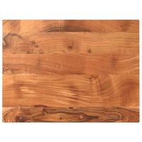 Tablero de Mesa Rectangular de Madera Maciza Acacia 80x60x2,5 cm - Vidaxl