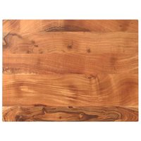 Tablero de Mesa Rectangular de Madera Maciza Acacia 80x70x3,8 cm - Vidaxl