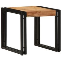 Mesa de café de madera maciza de acacia V1704 40x50x38 cm