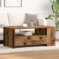 Mesa de café de madera de ingeniería V1292 102x55x43,5 cm