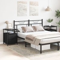 Mesitas de noche 2 piezas roble, 44x45x60 cm, V2947