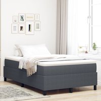 Cama Box Spring Doble Pequeña Tela Pana V2353 Unico