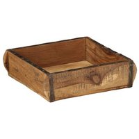 Bandejas de Madera Sólida Reciclada V1614 (4 piezas) 31x29x10 cm