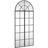 Espejo de pared arco de hierro 60x130 cm