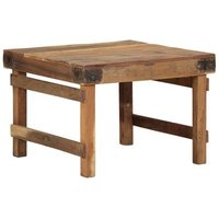 Mesa de Café 55x60x40 cm Madera Sólida Recuperada V1676 Unico