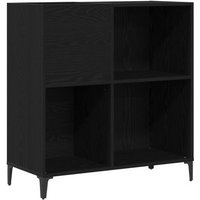 Armario de Discos Roble 84,5x38x89 cm Madera Elaborada V2435