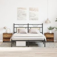 Armario de Noche 2 piezas Madera Vieja 45x34x44,5 cm V2433