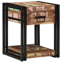 Cabinete de Noche 40x40x50 cm Madera Maciza Recuperada V5179