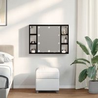 Espejo de LED con Madera Elaborada V5073 76x15x55 cm