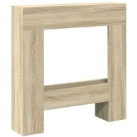 Borde de Chimenea de Madera Sintetizada Nexus Roble Sonoma 81x18x82 cm