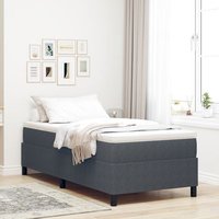 Cama Box Spring 80x200 cm Tela de Pana V2155