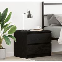 Mesita de Noche Roble 50x40x43,5 cm Madera V0103