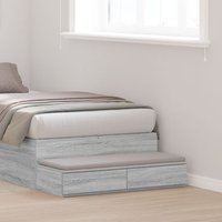 Cajones para cama Sonoma 75x36,5x16,5 cm de madera V1322