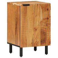 Armario De Baño 38x33,5x58 cm Madera Maciza Acacia V8705