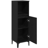 Armario de Baño Roble 30x30x100 cm Madera Elaborada V2060