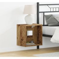 Estante Flotante 2 Piezas Madera Vieja 40x28,5x40 cm V4576