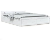 Estructura de cama con cajones 140x190 cm Vidaxl