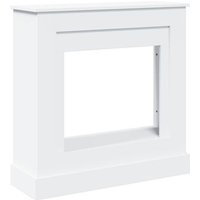 Borde de Chimenea de Madera de Ingeniería 90x30x90 cm V8773